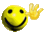 A waving emoji
